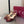 GG Buckle Stiletto Round Toe Heel Height 85mm Burgundy in Calfskin 784469