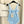 CC Striped Floral One-Piece Swimsuit in Blue White 289860