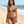 LV Graphic Monogram Bikini in Dark Gray Polyamide 241796