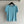 CC Neck Short-sleeve top Blue in Cotton 387733