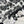 CC Black and White Ink Floral Print Sleeveless Vest in Acetate 387325