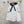Pra Navy Style Asymmetrical Skirt White in Cotton 388809