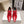CL 26 Square Toe Lace-up Oxford Heels 85 Red in Lambskin 813302