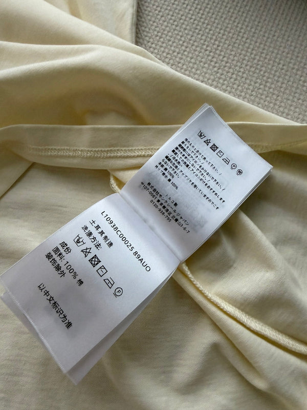 Moncler 26 Short-Sleeve T-Shirt Beige in Cotton 387830