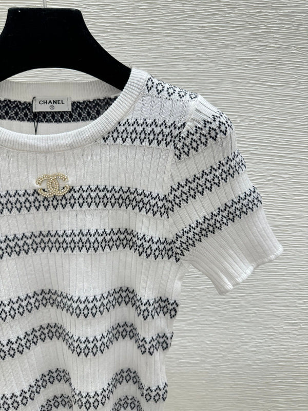 CC 2026 Striped Short-Sleeve Shirt Tencel 516741