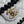 CC Flap Bag 22cm White Lambskin with Black Braided Trim