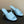 CC Quilted Heeled Sandal 8cm Blue Lambskin 834716
