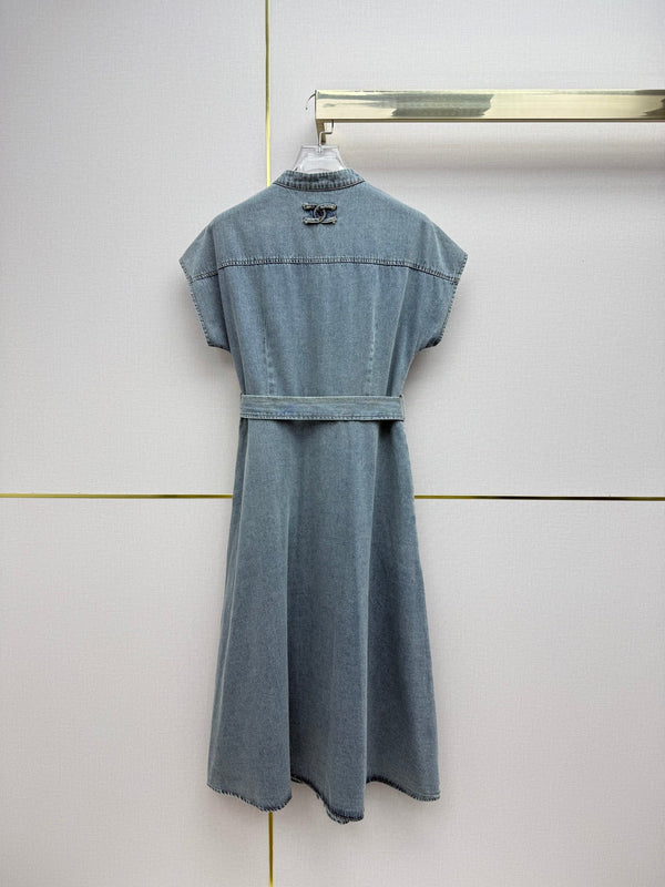 CC 26s Long Dress Denim 389417