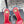YSL Kirat Cross-Strap Stiletto Sandals 9.5cm Red Begie Cowhide Leather 847156