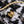 CC Flap Bag 21cm White Black Sequin Gold Hardware 157764