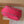 LV Monogram Zip Pouch 20cm Pink PVC & Leather Trim 292017
