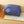 LV Monogram Zip Pouch 20cm Blue PVC & Leather Trim 292013