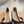 GR Mary Jane Flats Black Cream Lambskin & Fabric 851888