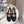 GR Mary Jane Flats Black Lambskin & Fabric 851887