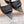 GR Pointed-Toe Mule Sandals 8.5cm Black Cowhide & Mesh 854881
