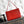 CC Croc Embossed Flap Bag 38.5cm Red Imported Leather 157997