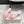 JC 26SS Floral Appliqué Mules 6.5cm Pink Lace 858428