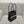 CC Vintage Tote Bag Embossed Camellia 25cm White Lettering Black Calfskin