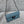 CC East-West Flap Bag 26cm Blue Plaid Denim