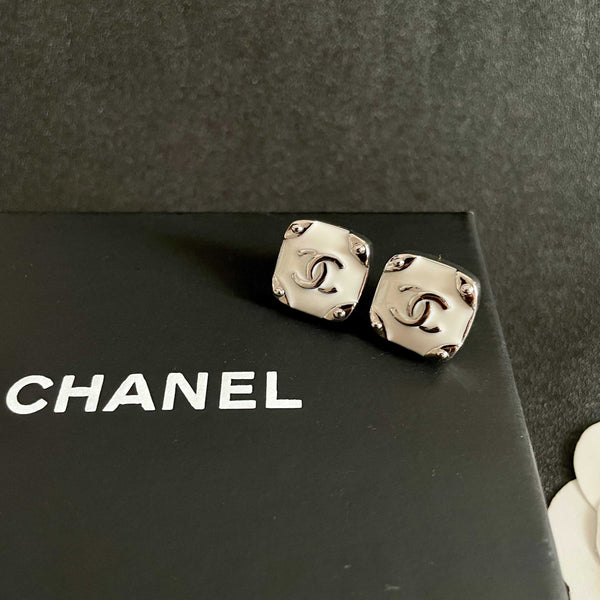 CC Square Stud Earrings 659639