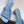 BV 26s Blink Intrecciato Mules 4.5cm Blue Leather 896580