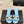 CC Flared Heel Mules Blue Lambskin Leather 904661
