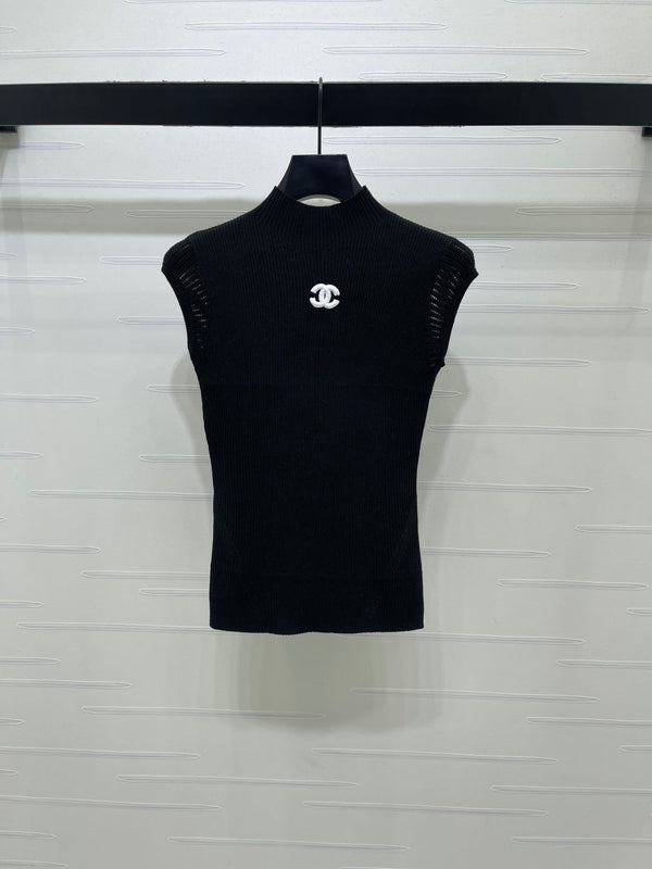 CC Ribbed Knit Tank Top Wool 406422