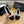 CC Braided Ballet Flats Black White Fabric 916121