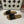 CC Chain Flat Slides Black Leather 928601