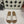 CC Chain Flat Slides White Leather 928600
