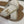 CC Chain Crossover Flat Sandals White Leather 928596
