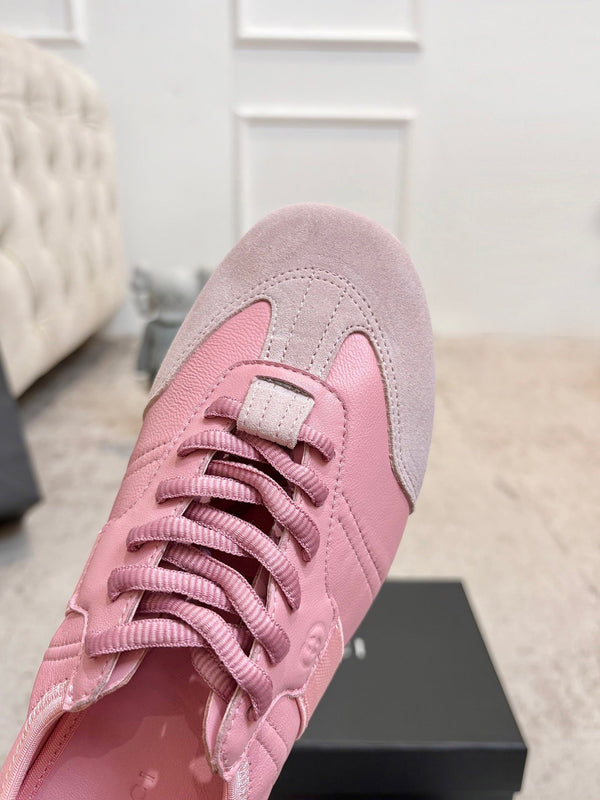 GG Flex Sneakers Pink Leather Suede 929236