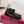 GG Lace-Up Ballet Flats Black Canvas Suede 929235