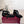GG Lace-Up Ballet Flats Black Canvas Suede 929235