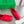 BV Fantasmina Ballerina Flats Red Leather 929580