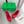 BV Fantasmina Knot Ballerina Flats Red Leather 929574