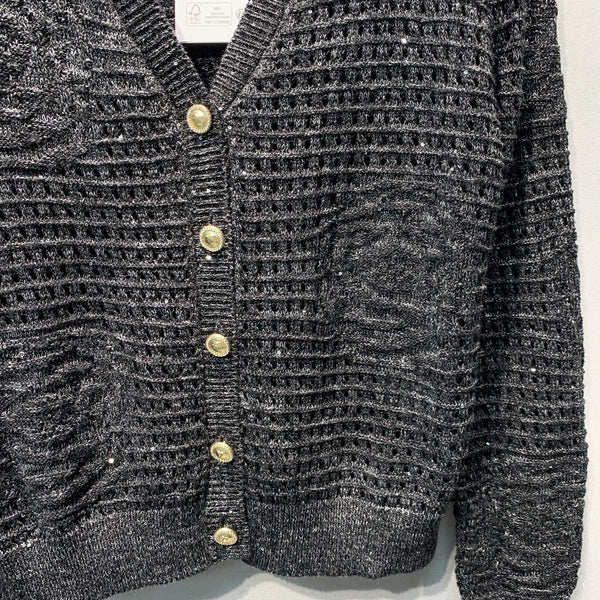 CC Floral Crochet Cardigan Cotton Blend 411503
