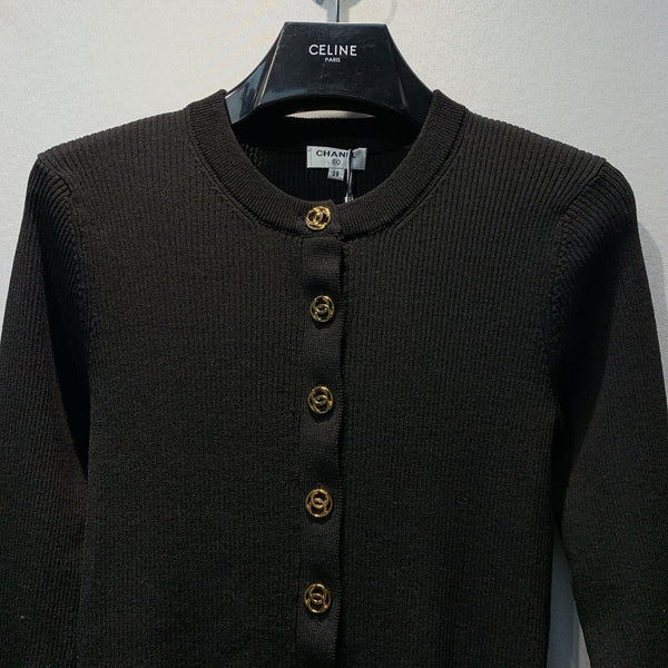 CC Ribbed Cardigan Tencel 411466