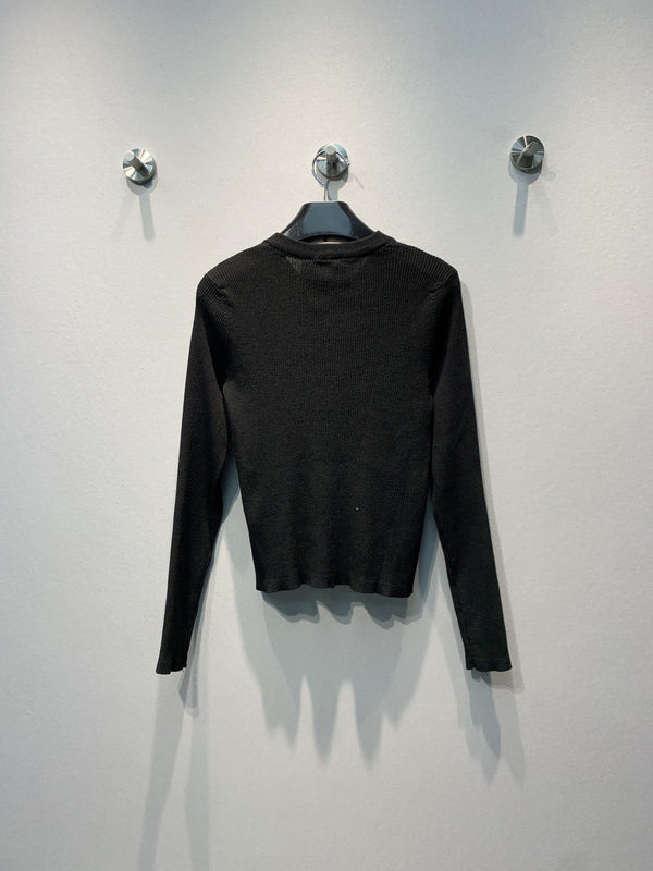 CC Ribbed Cardigan Tencel 411466