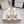 JC Crystal Bow Mule Sandals 5.5CM Ivory Mesh Leather 930964