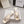 JC Crystal Bow Mule Sandals 5.5CM Ivory Mesh Leather 930964