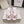 JC Crystal Bow Mule Sandals 5.5CM Pink Mesh Leather 930963