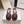 JC Crystal Bow Mule Sandals 5.5CM Burgundy Mesh Leather 930962