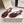 JC Crystal Bow Mule Sandals 5.5CM Burgundy Mesh Leather 930962