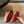 Miu Pointed Toe Bow Mary Jane Flats Red Suede 933430