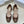 CD Oblique Bow Pearl Ankle Strap Pumps 3.5CM Brown Embroidered Cotton 933315