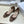 CD Oblique Bow Pearl Ankle Strap Pumps 3.5CM Brown Embroidered Cotton 933315