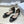 CD Oblique Bow Pearl Ankle Strap Pumps 3.5CM Grey Navy Embroidered Cotton 933313