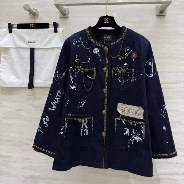 CC Slouch Chore Jacket Indigo Cotton 412052