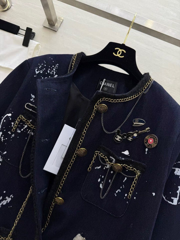 CC Slouch Chore Jacket Indigo Cotton 412052